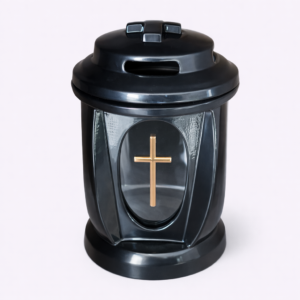 Keramikinis žibintas juodas