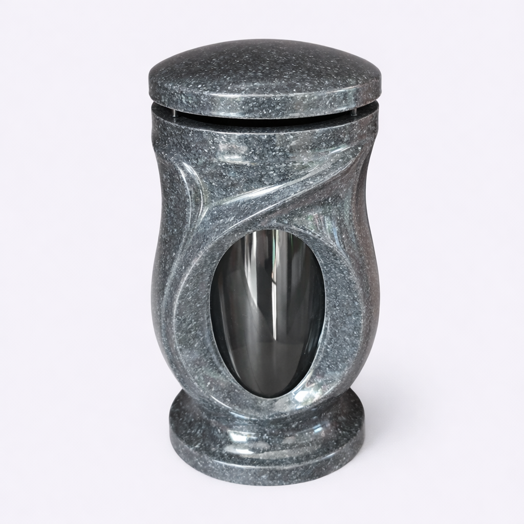 Akmens masės žvakidė nr.2 PILKA