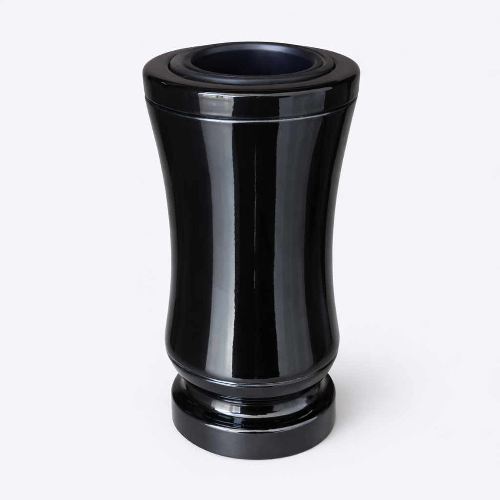 Granitinė vaza nr.3 JUODA