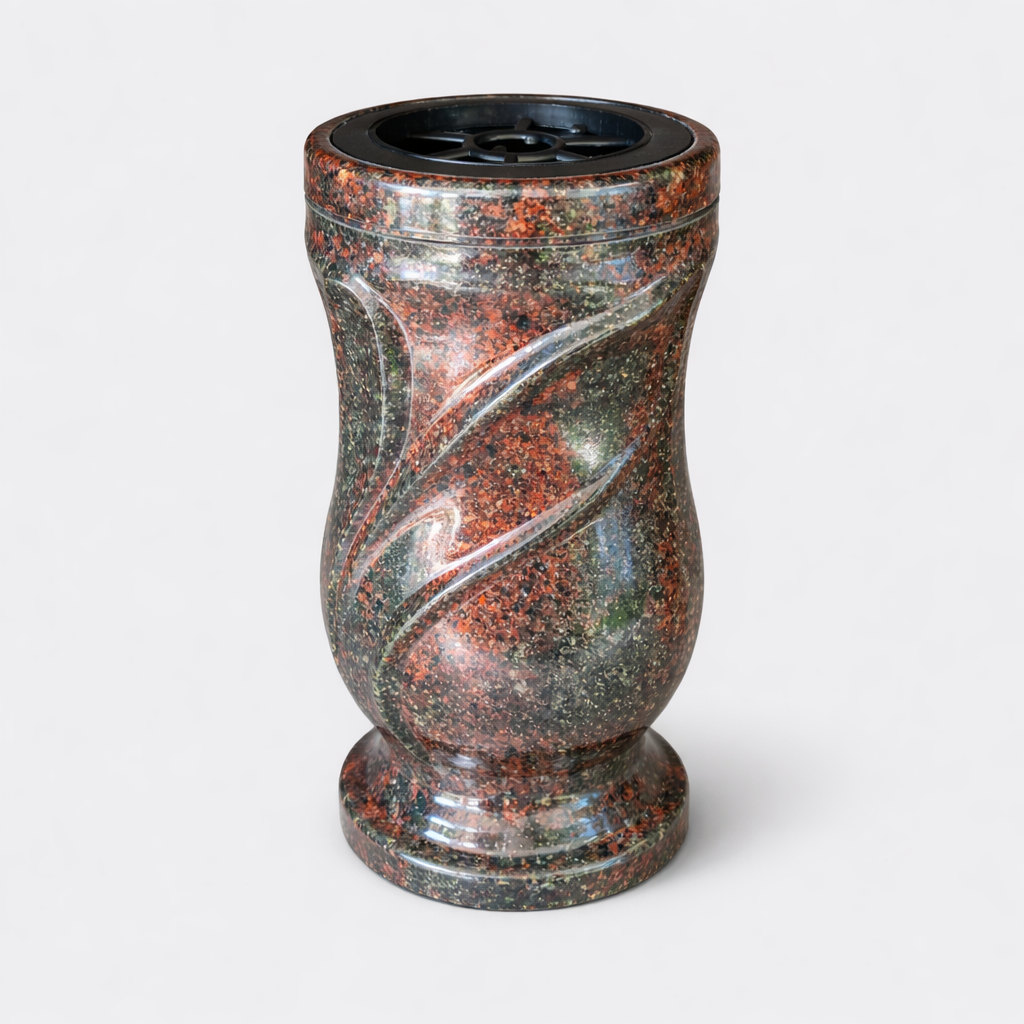 Akmens masės vaza smilga AURORA