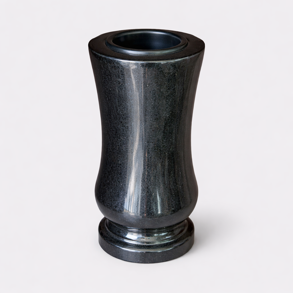 Granitinė vaza nr.4 JUODA