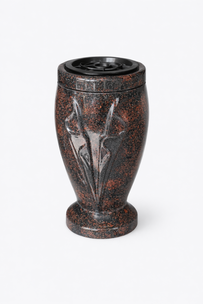 Akmens masės vaza aurora