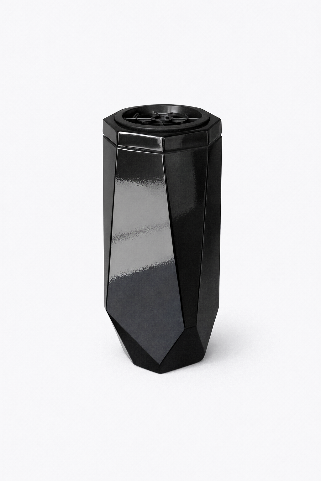 Akmens masės vaza JUODA