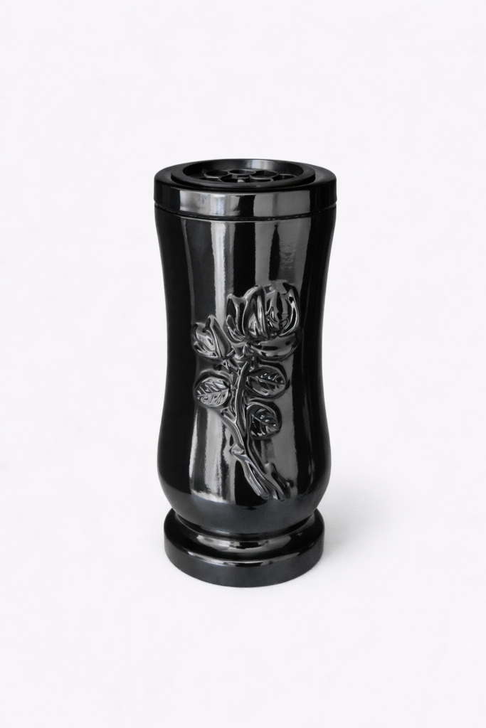 Akmens masės vaza ROŽĖ